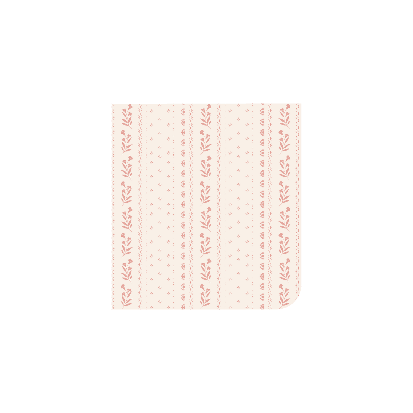 The Printed Blanket - Pink Tapestry