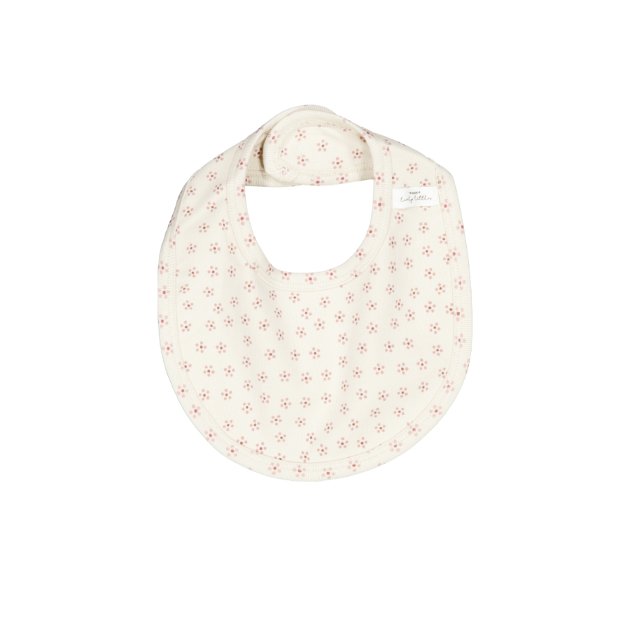 The Printed Bib - Pink Roseberry