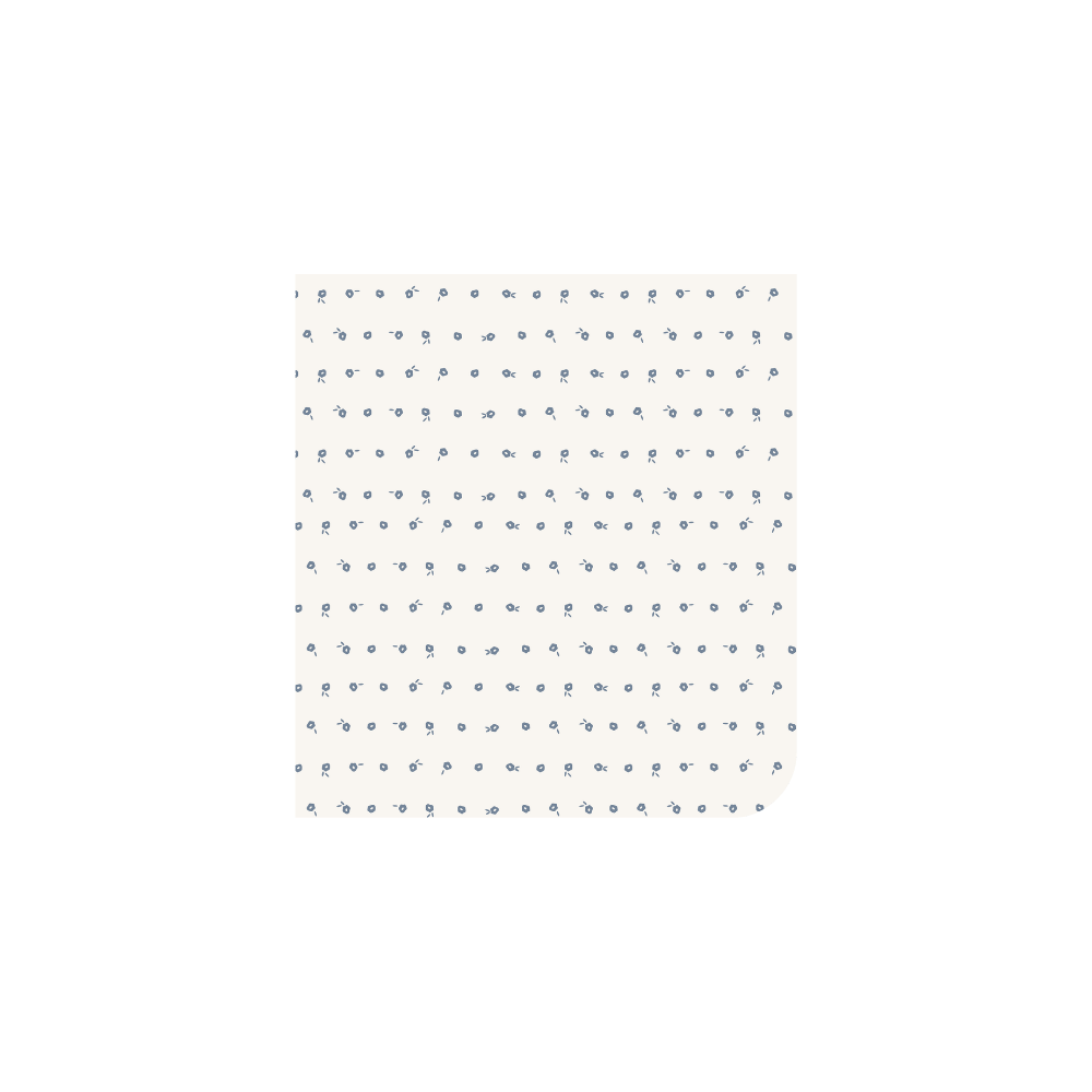 The Printed Blanket - Mia Blue