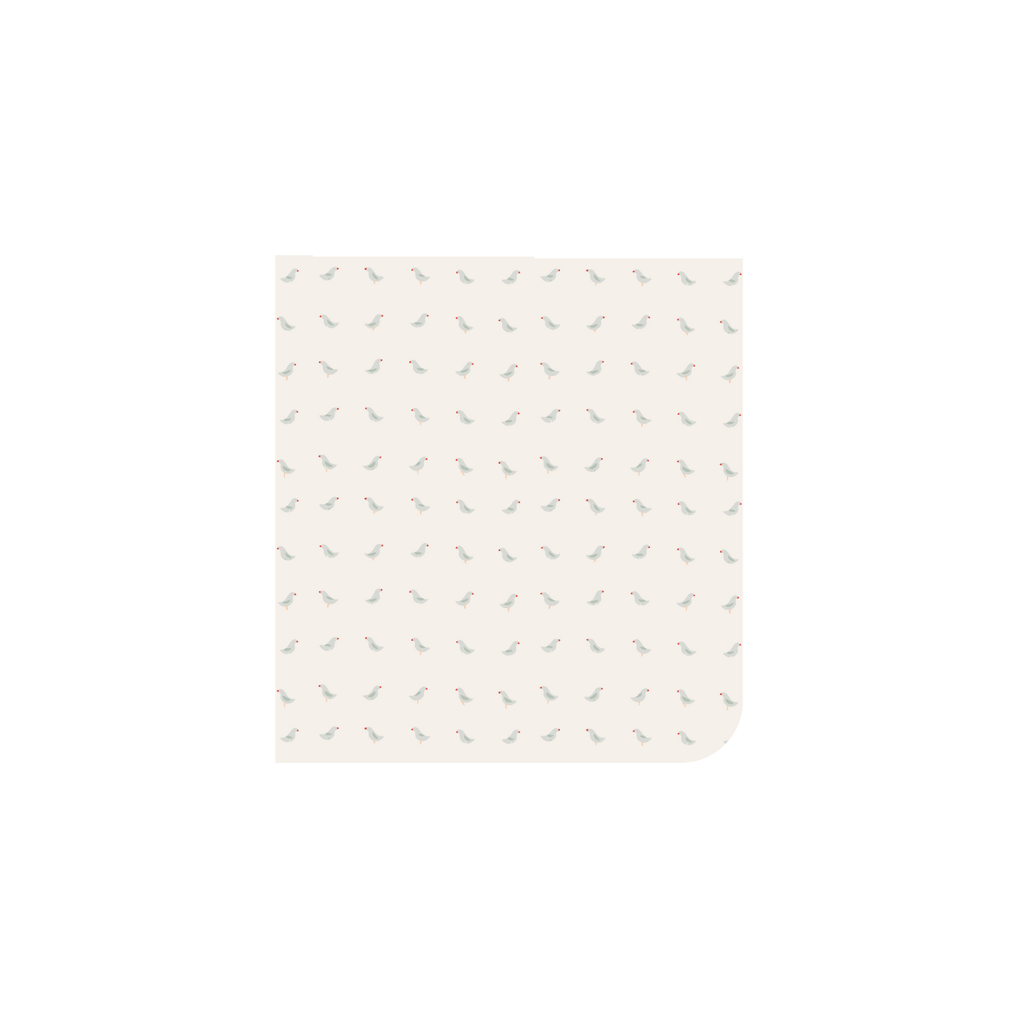 The Printed Blanket - Soft Bird