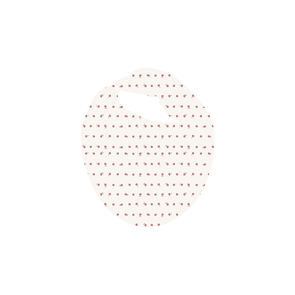 The Printed Bib - Mia Pink