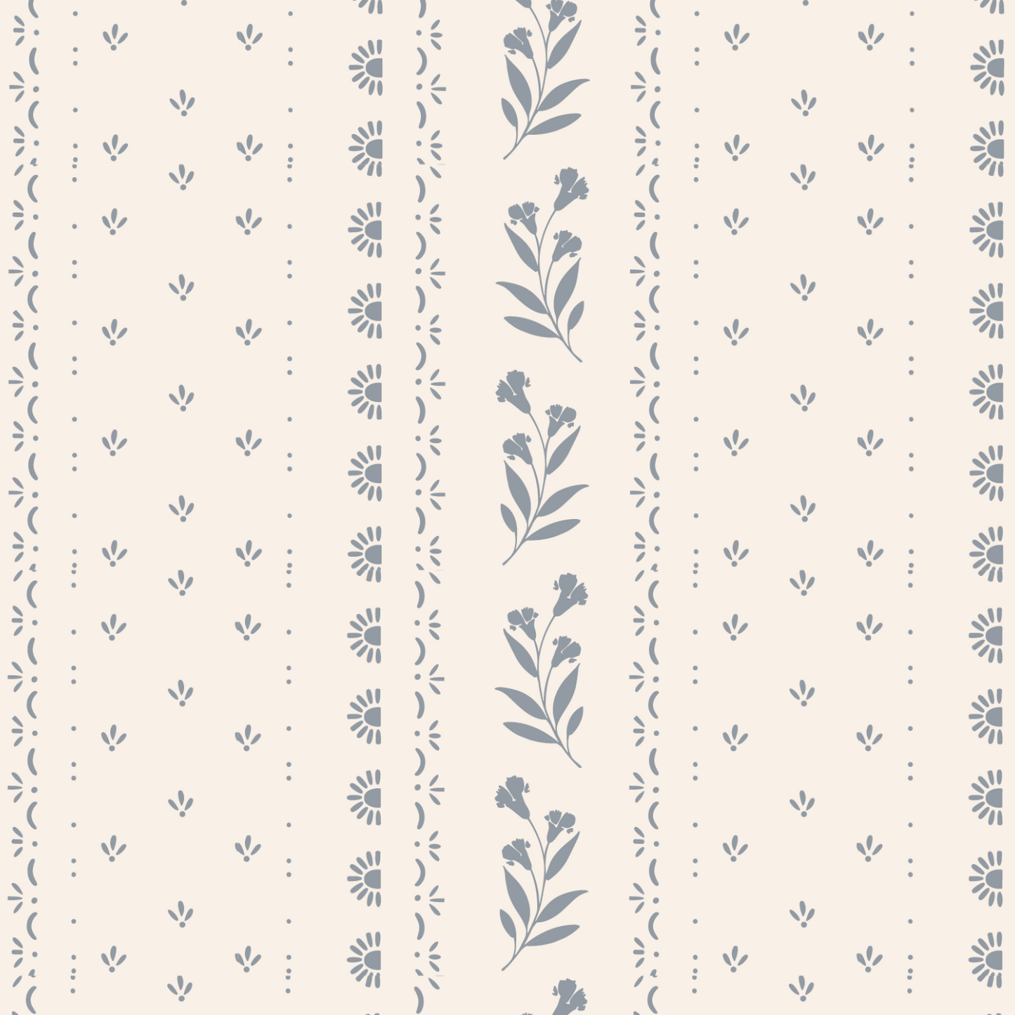 The Printed Bonnet - Blue Tapestry