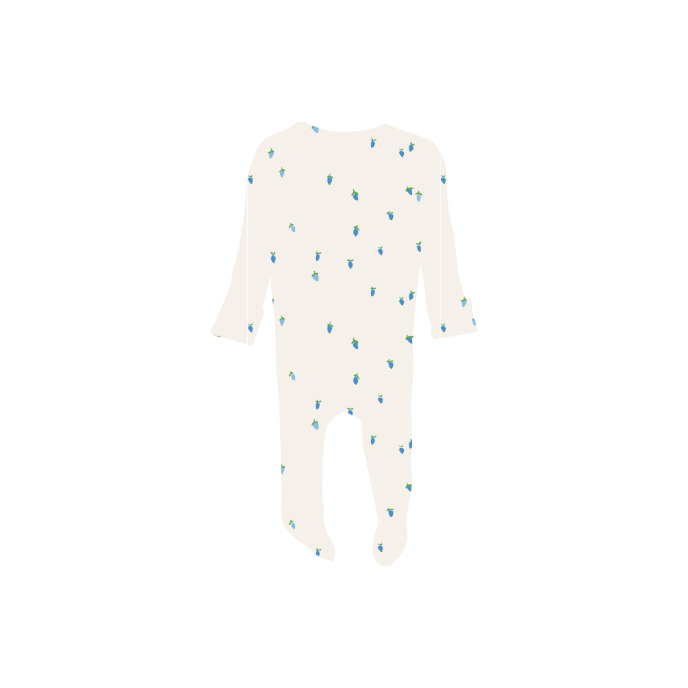 The Printed Romper - Rasberry
