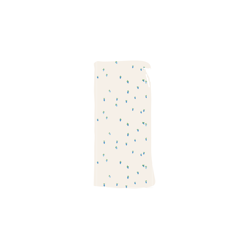 The Printed Blanket - Rasberry Blue