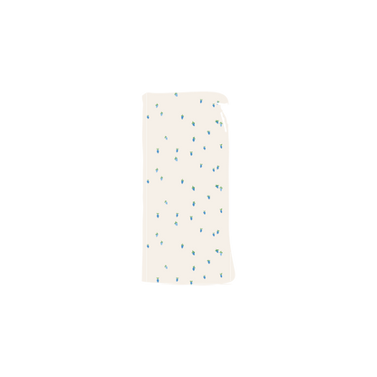 The Printed Blanket - Rasberry Blue