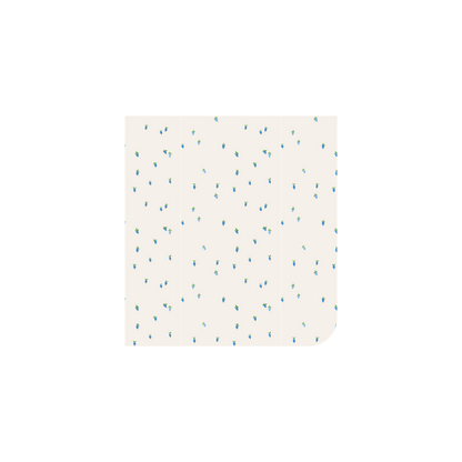 The Printed Blanket - Rasberry Blue