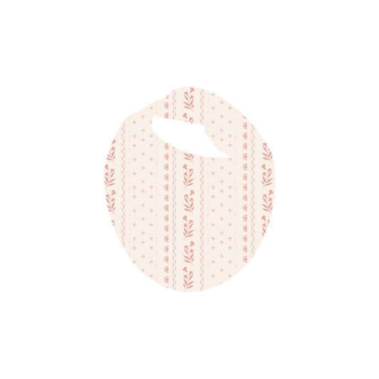 The Printed Bib - Pink Tapestry