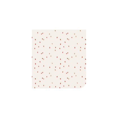 The Printed Blanket - Berry Red