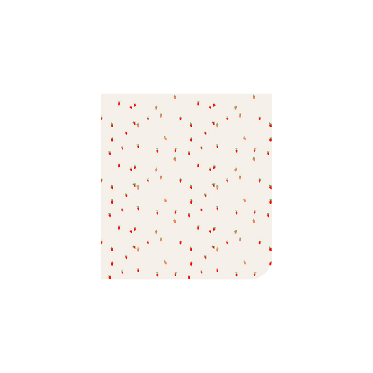 The Printed Blanket - Berry Red