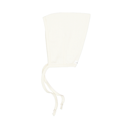 The Pointelle Pixie Bonnet - Oatmilk