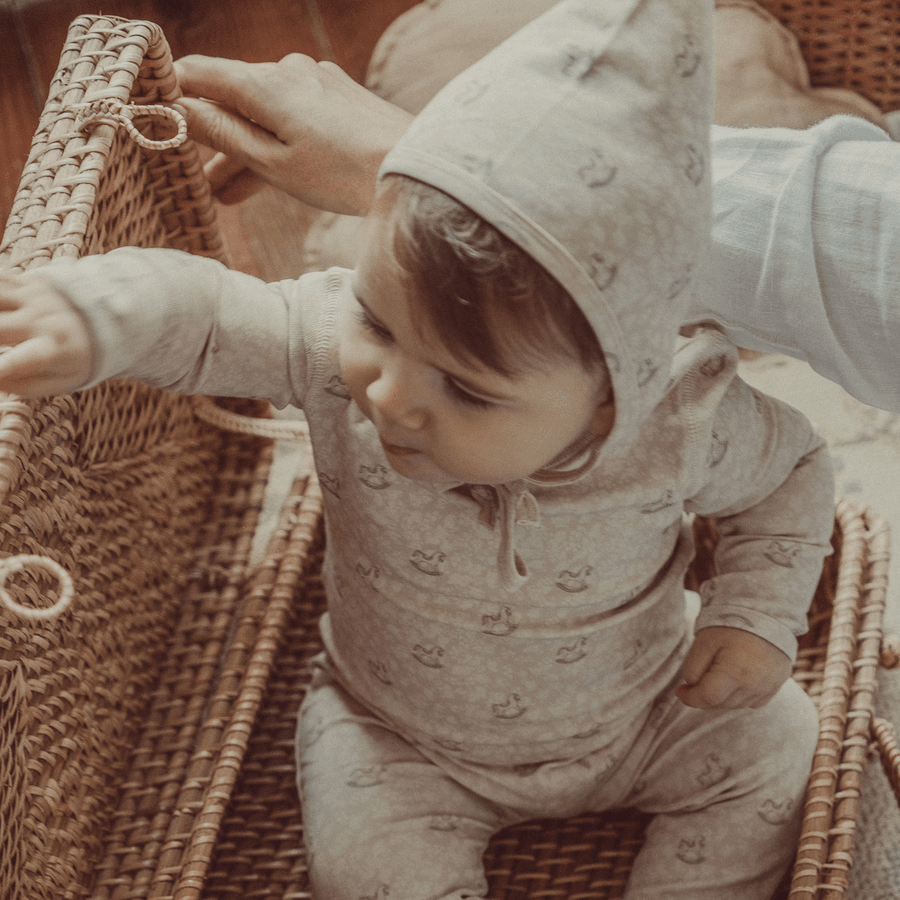 The Printed Pixie Bonnet - Heirloom Pony