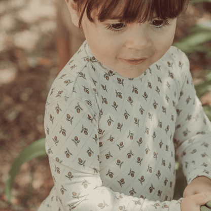 The Printed Turtleneck - Vintage Acorn