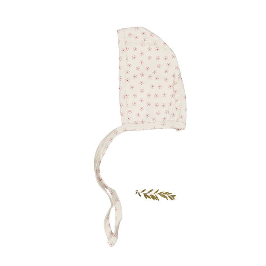 The Printed Bonnet - Pink Roseberry