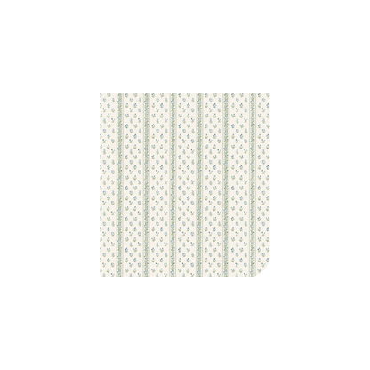 The Printed Blanket - Lux Blue Pointelle
