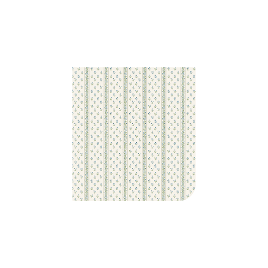 The Printed Blanket - Lux Blue Pointelle