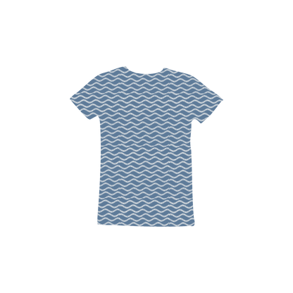 The Printed Short Sleeve Tee - Elsie Wave