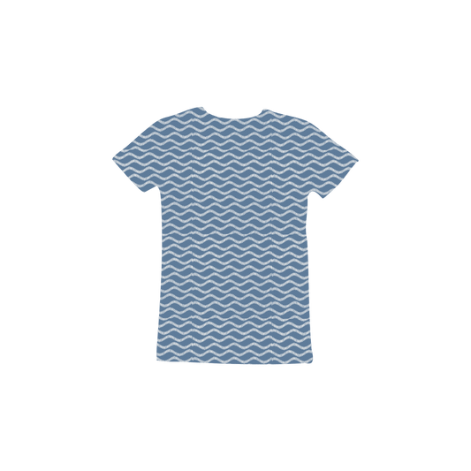 The Printed Short Sleeve Tee - Elsie Wave