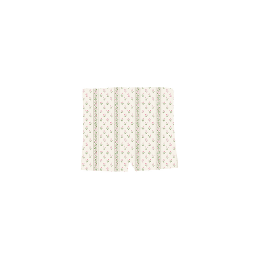 The Printed Short - Lux Pink Pointelle
