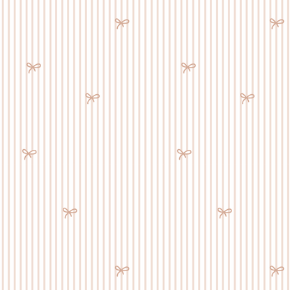 The Printed Bib - Pink Bow
