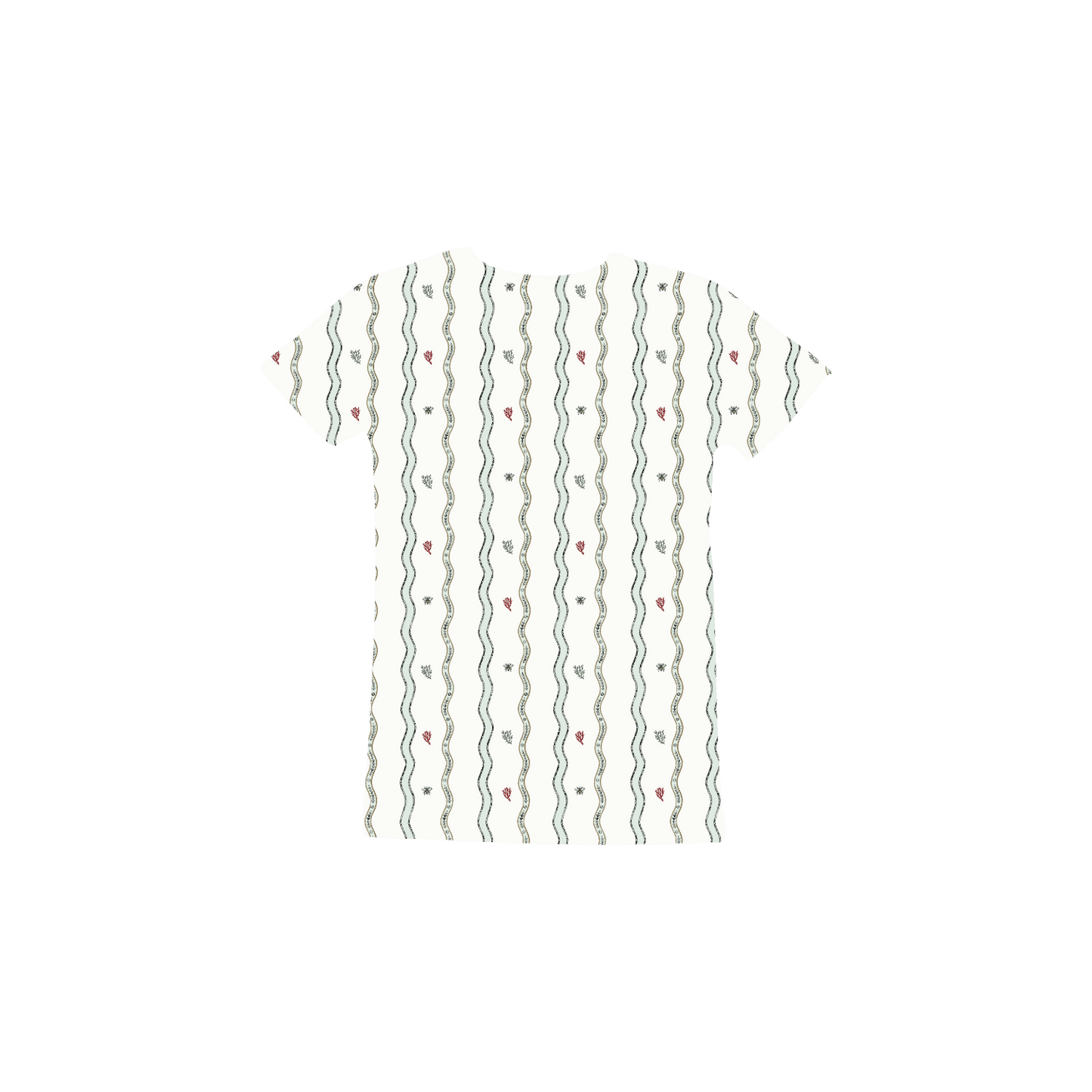 The Printed Short Sleeve Tee - Meri Sea