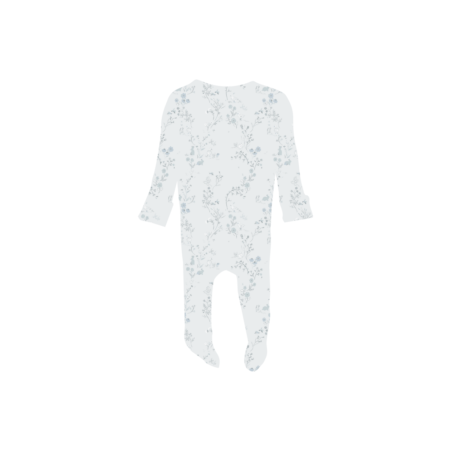The Printed Romper - Joy Blue