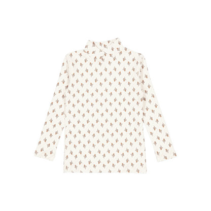 The Printed Turtleneck - Vintage Acorn