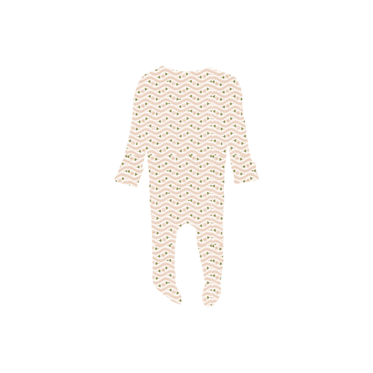 The Printed Romper - Elsie Pink