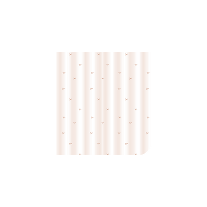 The Printed Blanket - Pink Bow