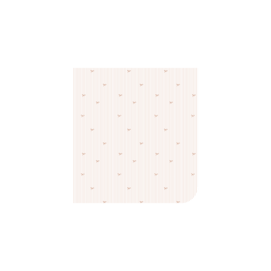 The Printed Blanket - Pink Bow