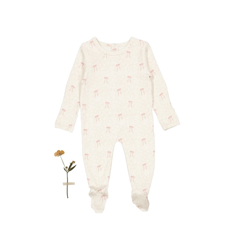 The Printed Romper - Heirloom Bow