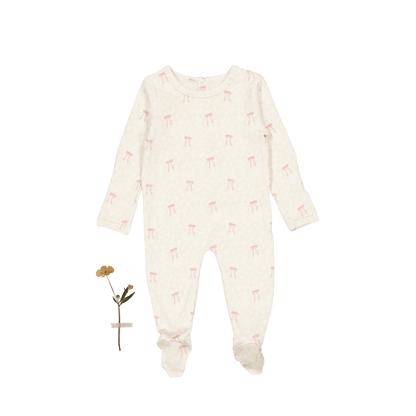 The Printed Romper - Heirloom Bow