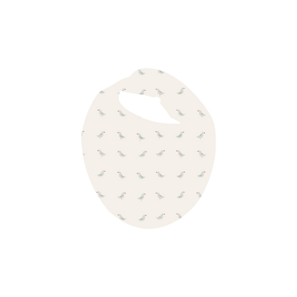 The Printed Bib - Soft Bird