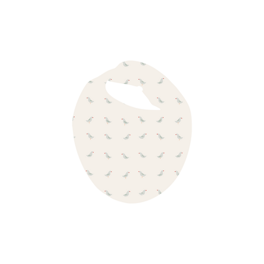 The Printed Bib - Soft Bird