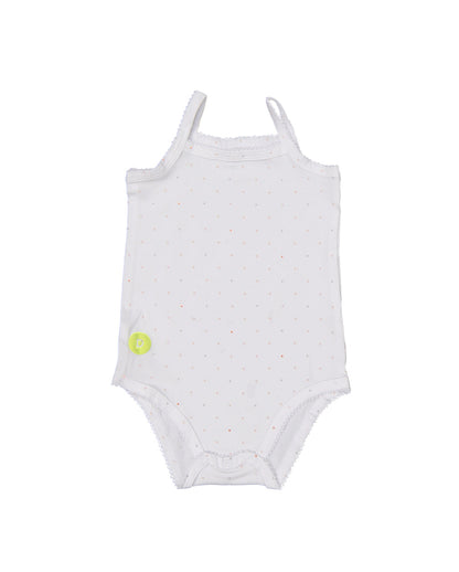 Baby Girl Sleeveless 3pc Onesie Set